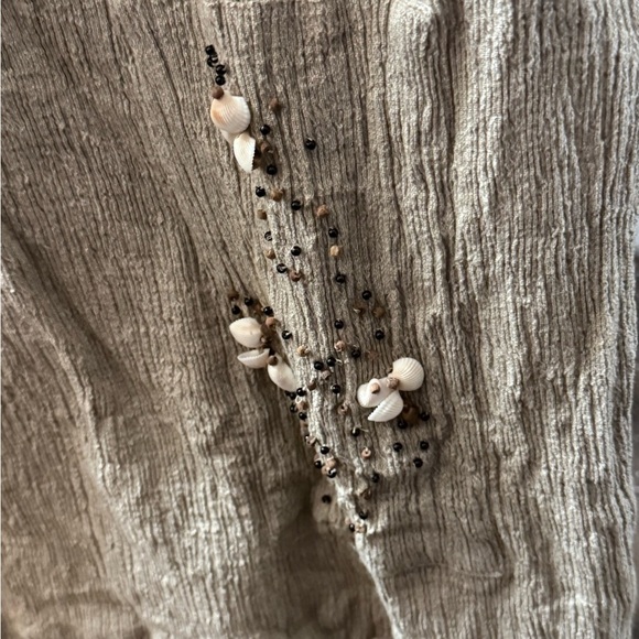 Elegant Beige Maxi Skirt - Picture 2 of 4